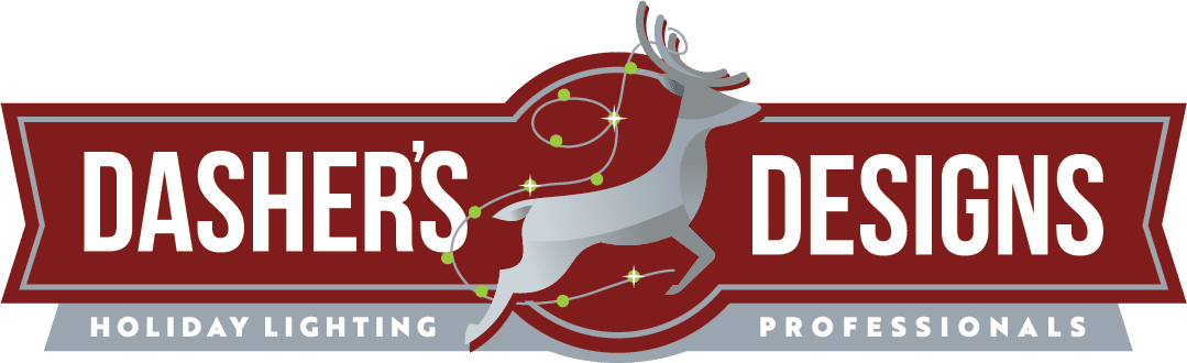 Dashers Designs Holiday Lighting and Landscape Lighting Logo